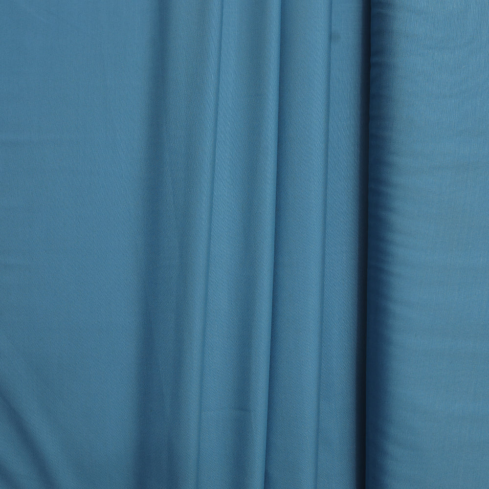 Premium Sea Blue Wash n Wear Blended Soft-Finish