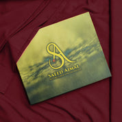 Burgundy Wash n Wear Loose Fabric