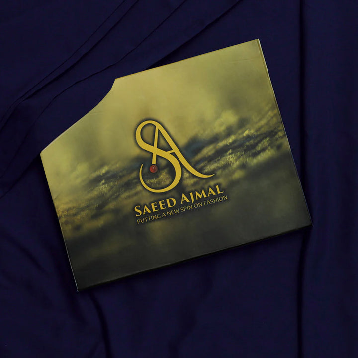 Premium Navy Blue Wash n Wear Blended Soft-Finish