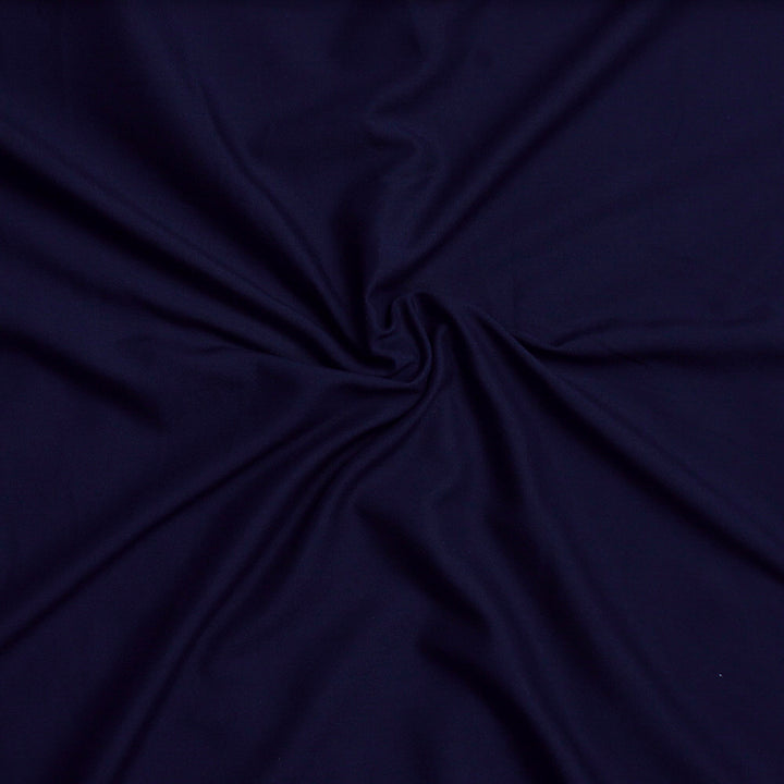 Premium Navy Blue Wash n Wear Blended Soft-Finish