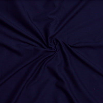 Premium Navy Blue Wash n Wear Blended Soft-Finish