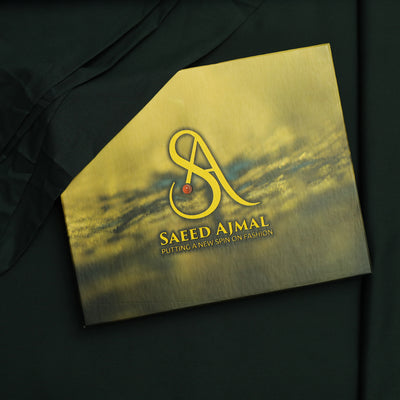 Premium Olive Green Wash n Wear Soft-Finish Kameez Shalwar Fabric