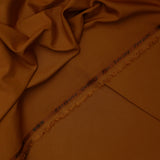 Premium Mustard BRN Wash & Wear Loose Fabric