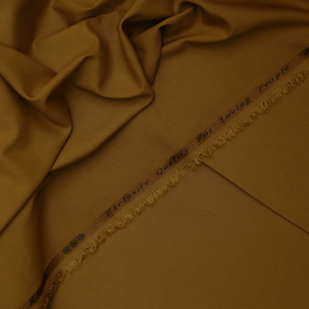 Premium Bronze Wash & Wear Loose Fabric