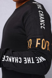 Kid Long Sleeve Side Print Sweatshirt