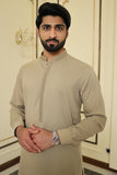 Men Premium Embroidered  Kameez Shalwar Beige