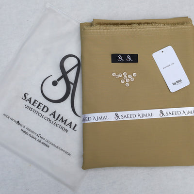 Men Premium Unstitch Suit Golden