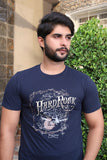 Men Printed Cotton T-Shirt Navy