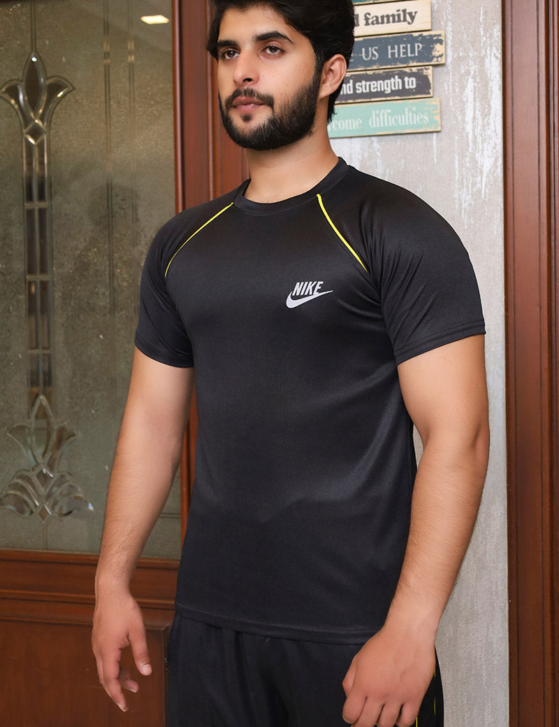 Men Summer Tracksuit Black