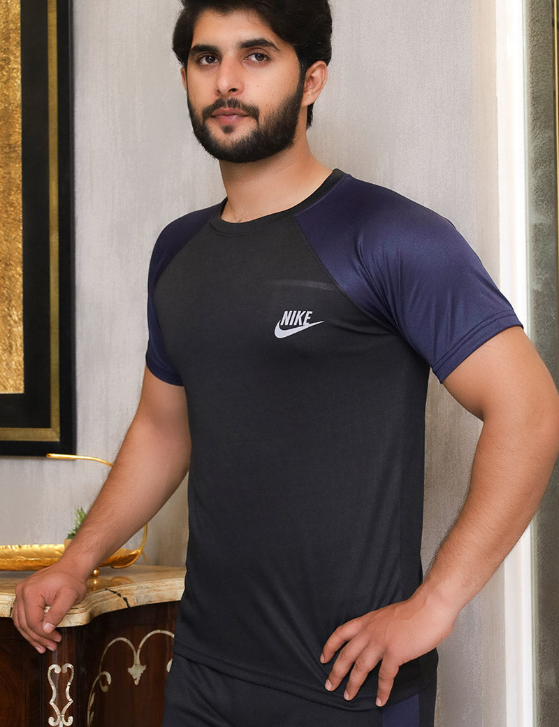 Men Summer Tracksuit Black