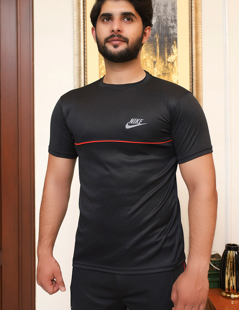 Men Summer Tracksuit Black