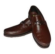 Men Premium Quality Faux Leather Shoe Brown