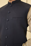 Men's Waistcoat Navy (Eid Collection)