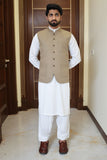 Men's Waistcoat Beige (Eid Collection)