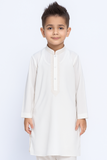 Boys Wash n Wear Kameez Shalwar Cream