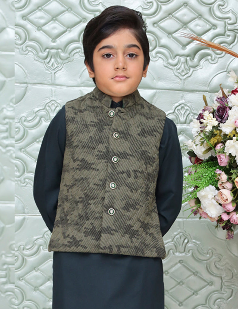 Premium fabric (QUILTED-TERRY ) waistcoat GREN-QUILT