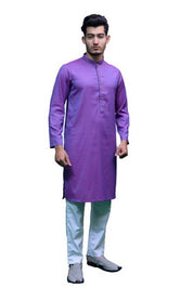 Mens Kurta Purple