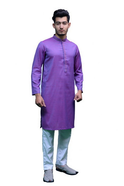 Mens Kurta Purple