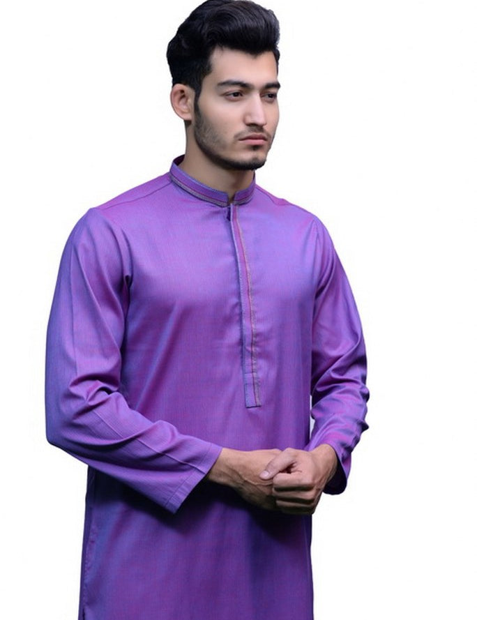 Mens Kurta Purple