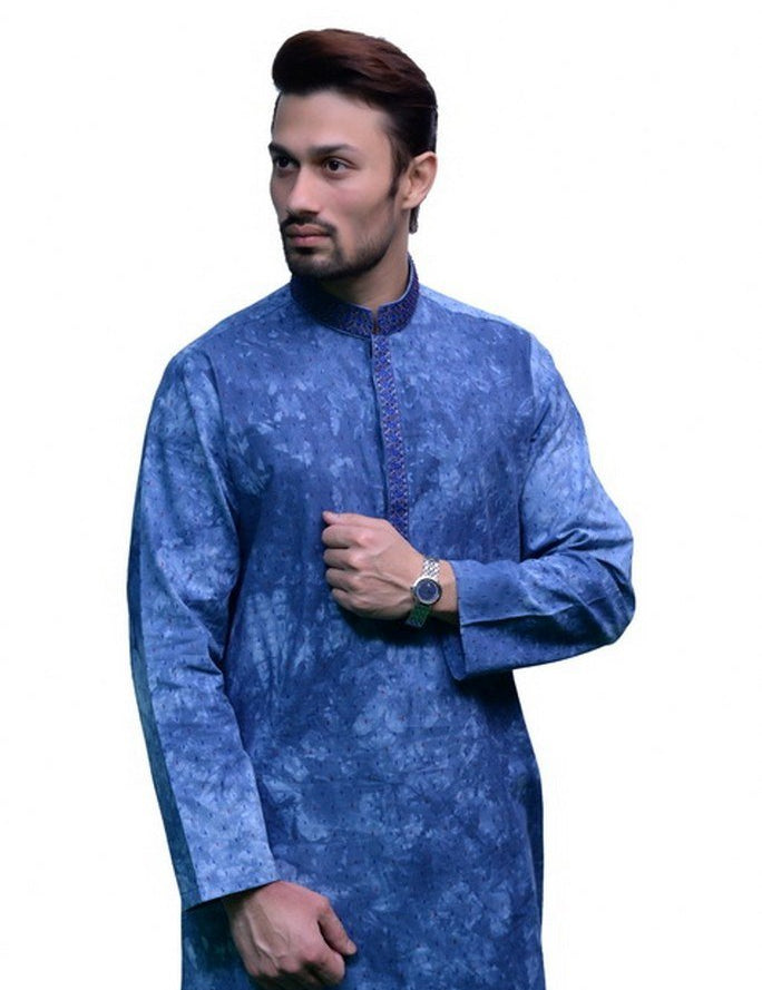 Blue kurta designs for mens