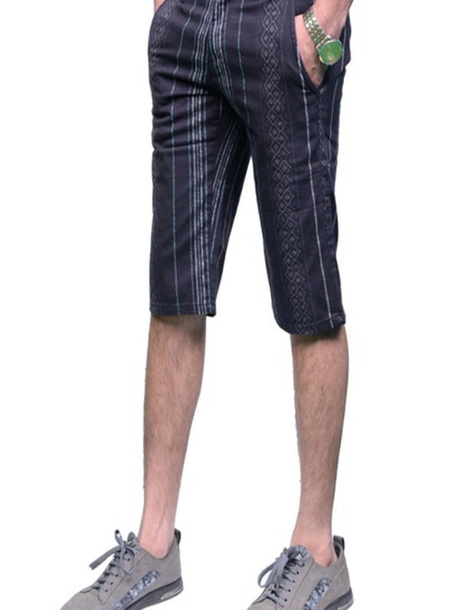 Mens Short Trouser Black