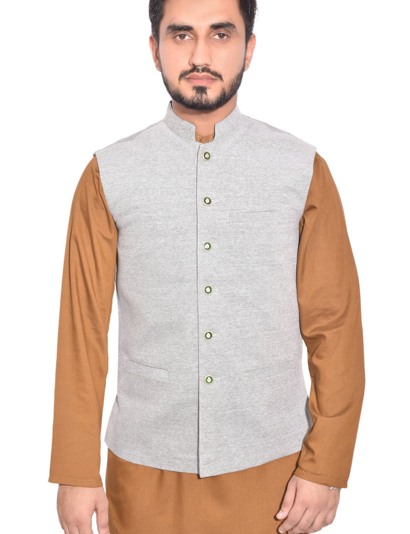 Men waist coat grey