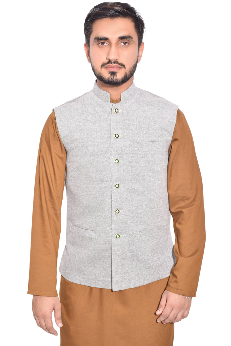 Men waist coat grey