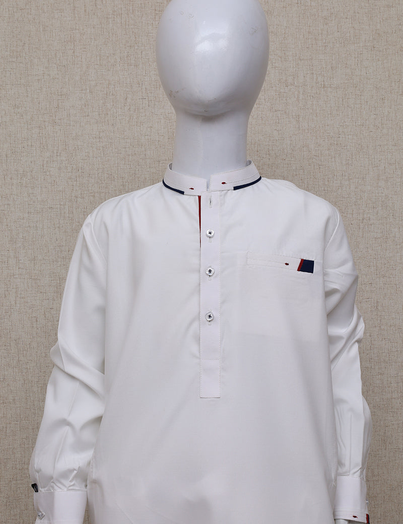 Boy Kameez Shalwar White
