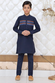 Boys Khaddar Kameez Shalwar Navy