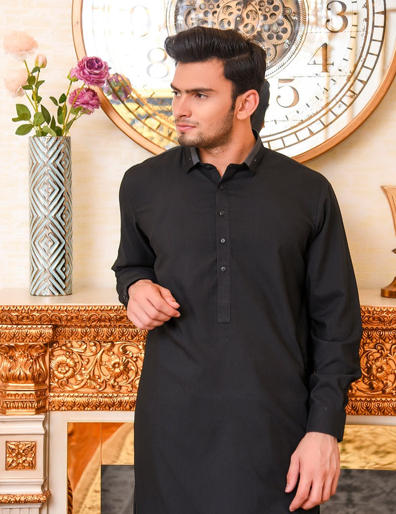 shalwar kameez black