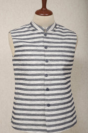 Men Waistcoat Off-white