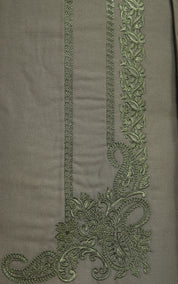 Men Premium Embroidered Waistcoat Green