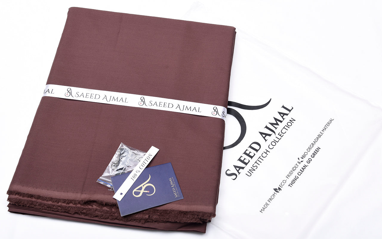 MenSoftSummerCottonFabricUnstitchSuitBrown_1.jpg