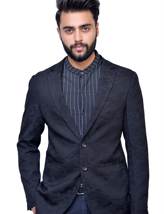 Mens Casual Coat Black