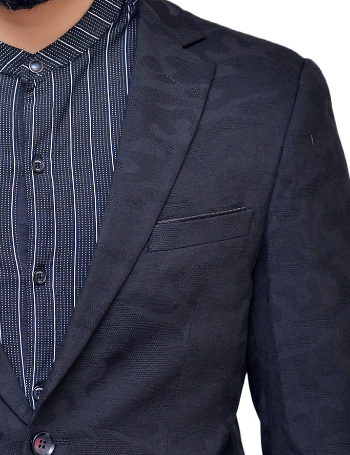 Mens Casual Coat Black