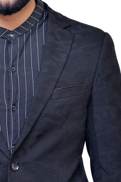 Mens Casual Coat Black