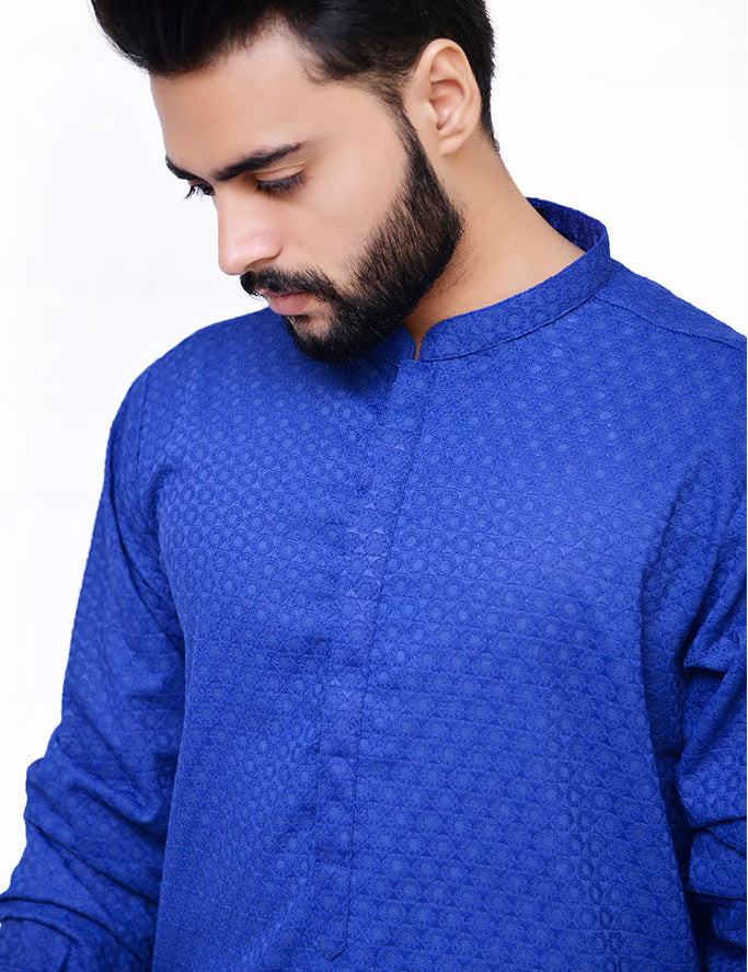 Blue Kurta for men