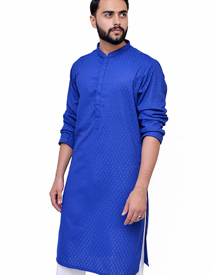 Blue Kurta for men
